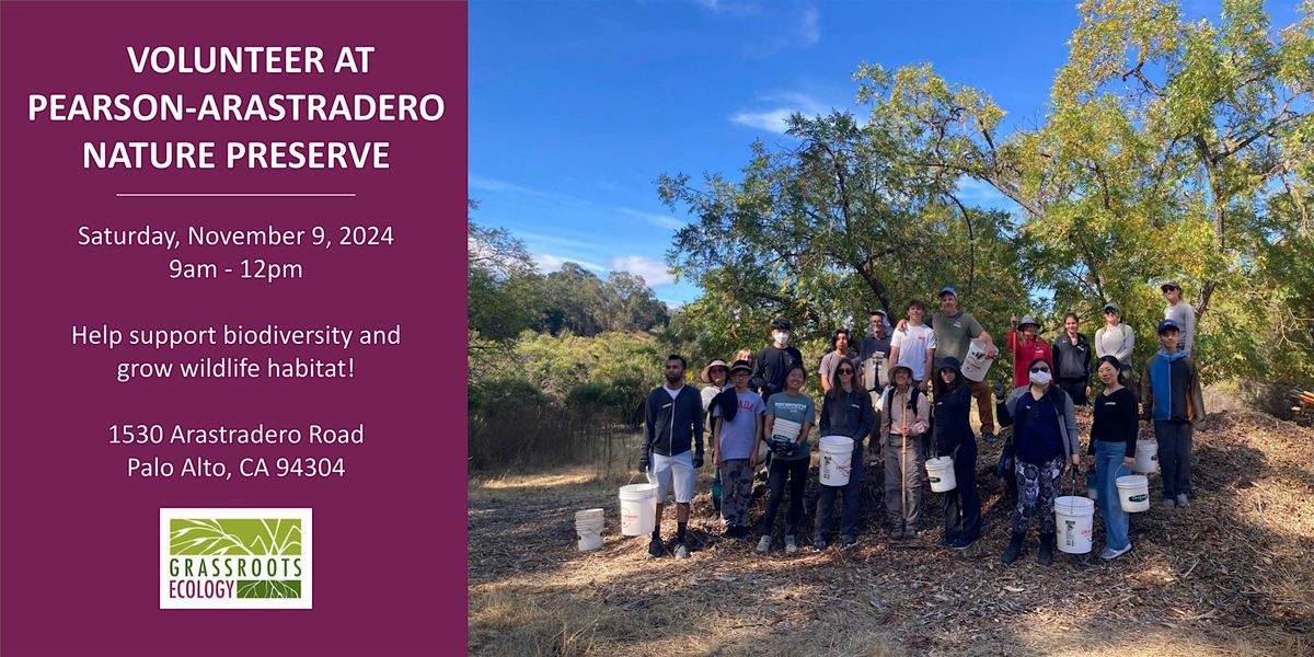 Volunteer Outdoors in Palo Alto at Pearson-Arastradero Preserve