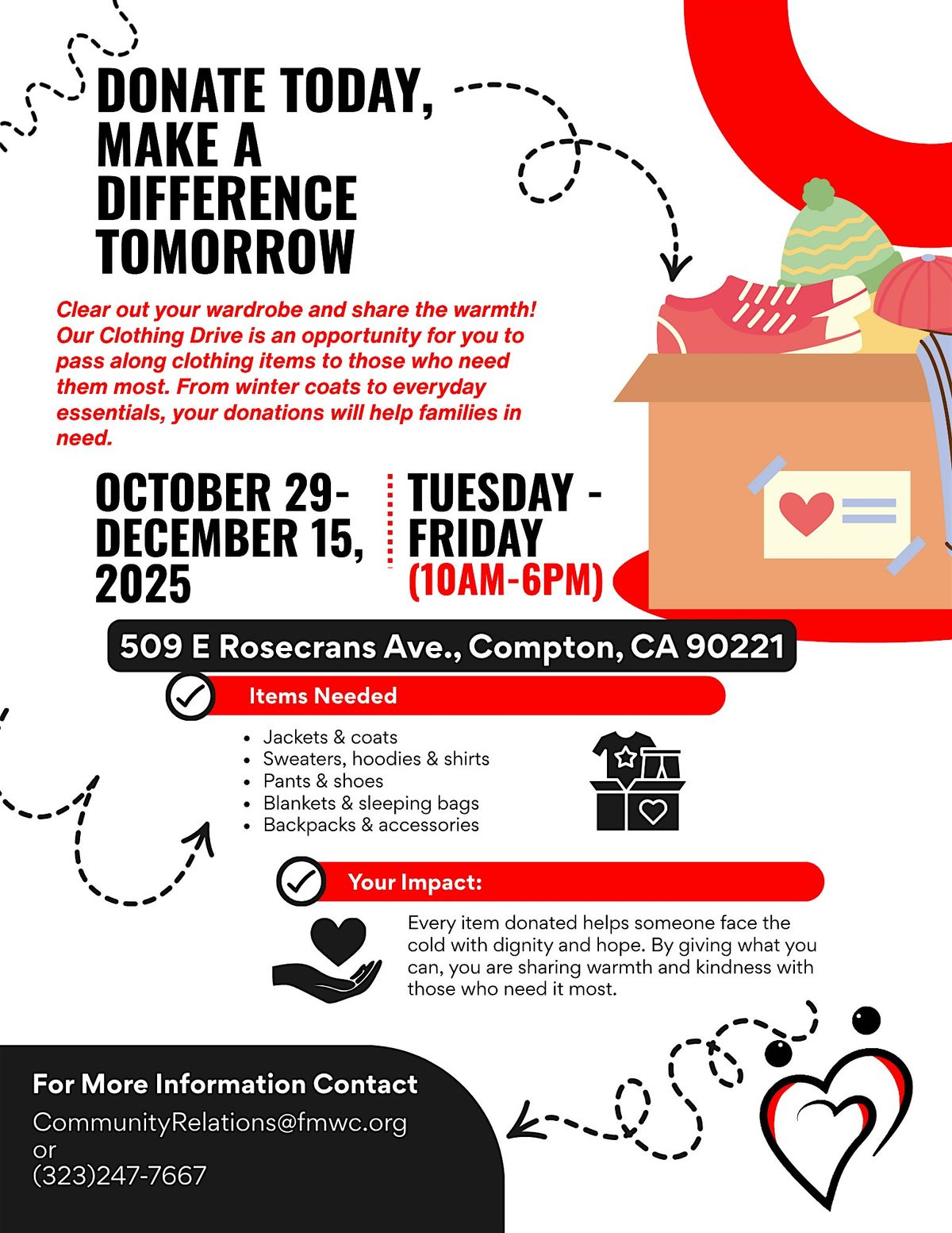 Warmth & Kindness: Annual Community Clothing Drive