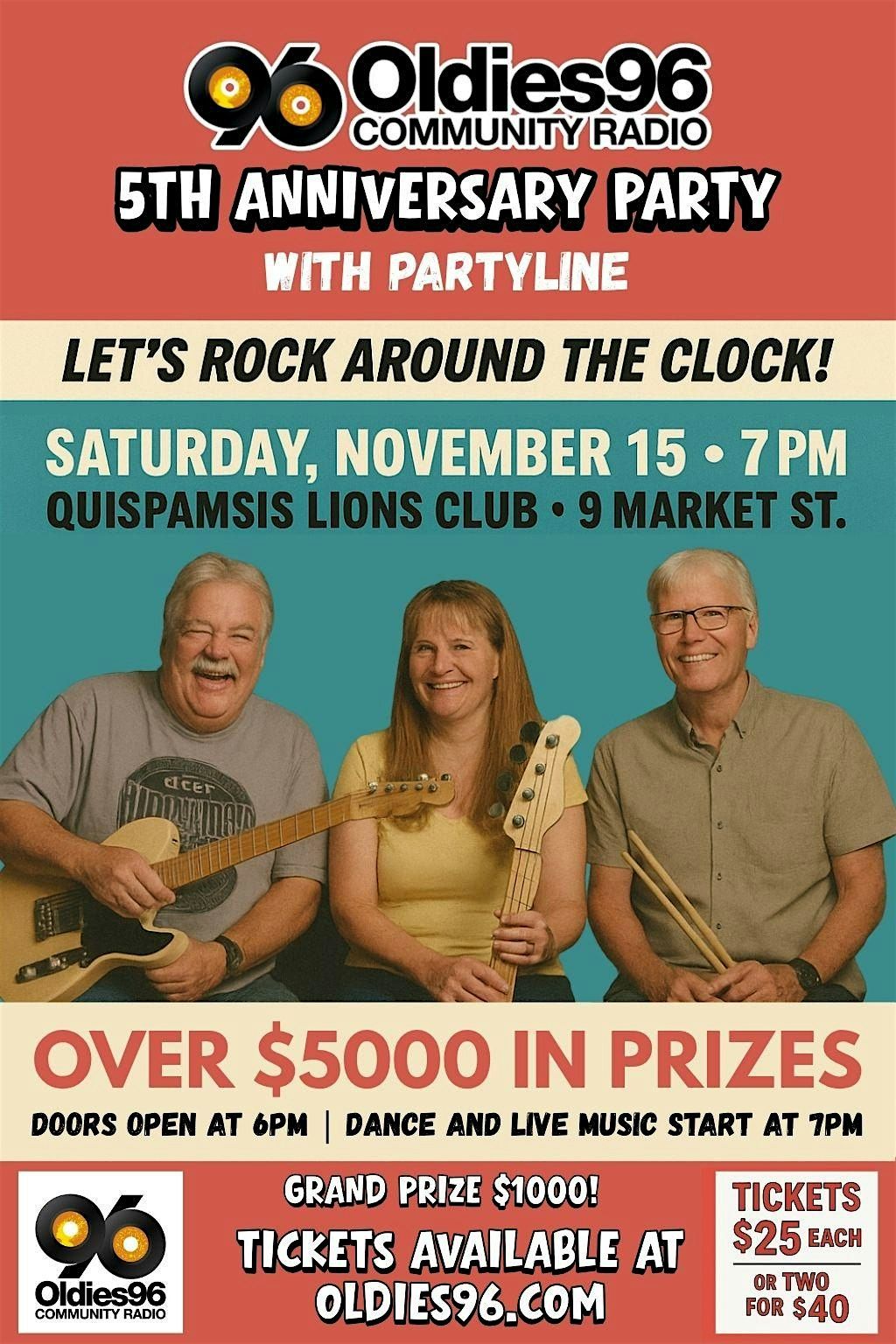 Oldies96 5th Anniversary Party