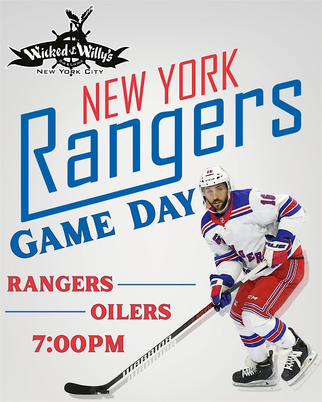 Rangers  VS Oilers