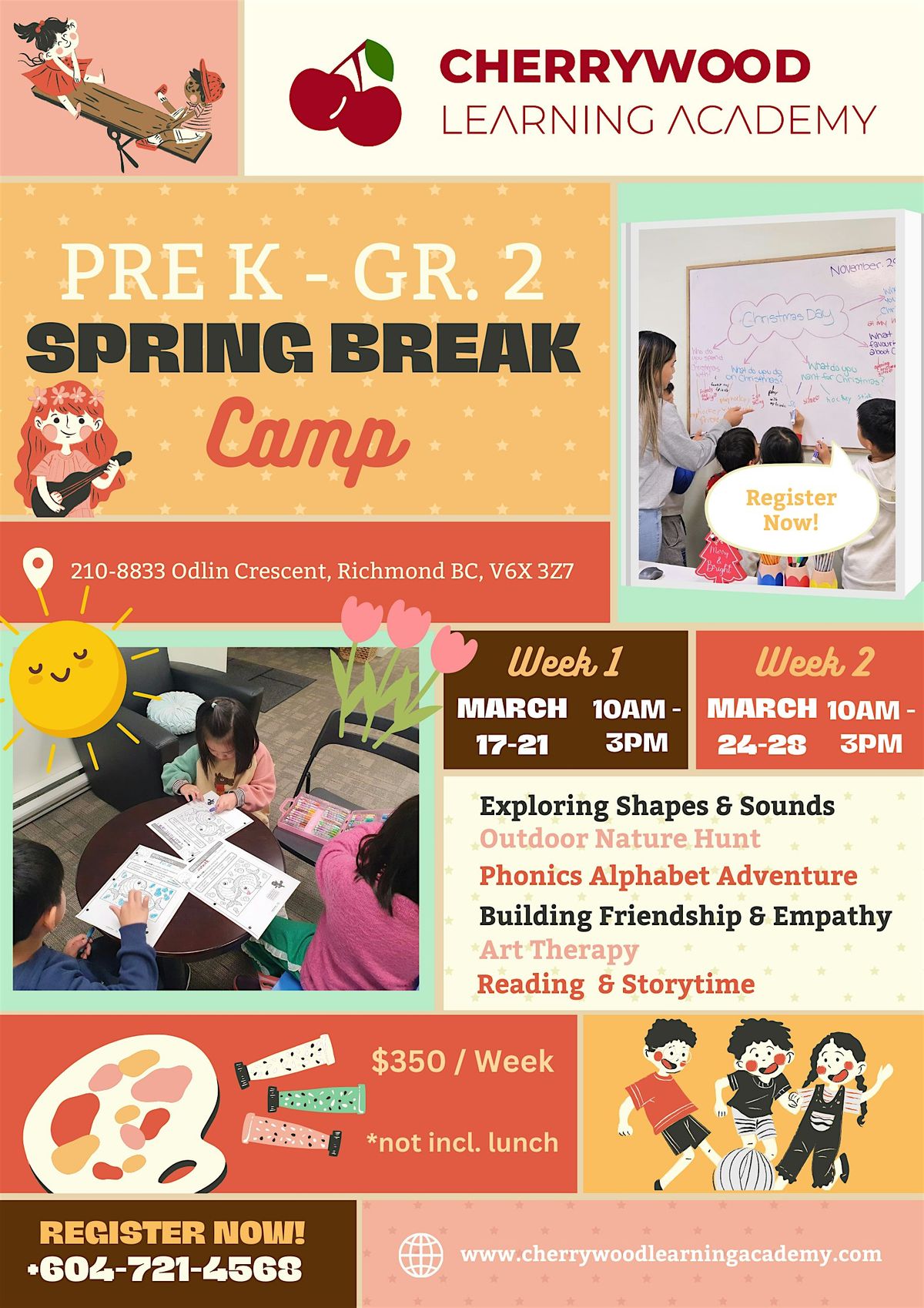 Pre K - Gr. 2 Spring Break Camp