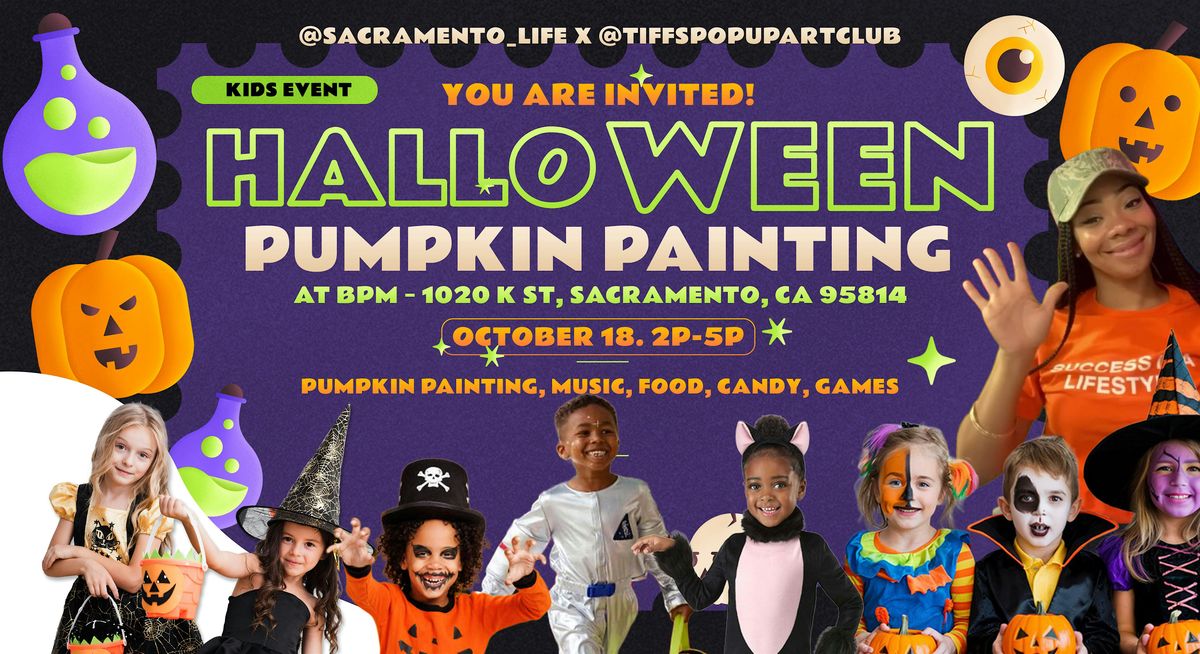 Halloween Pumpkin Painting Party!