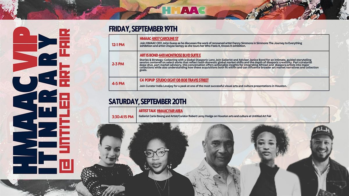 HMAAC VIP Itinerary at Untitled Art Fair