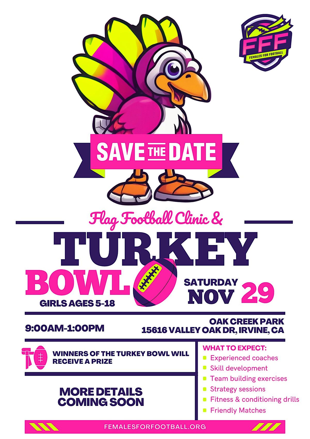 2025 Flag Football Clinic & Turkey Bowl