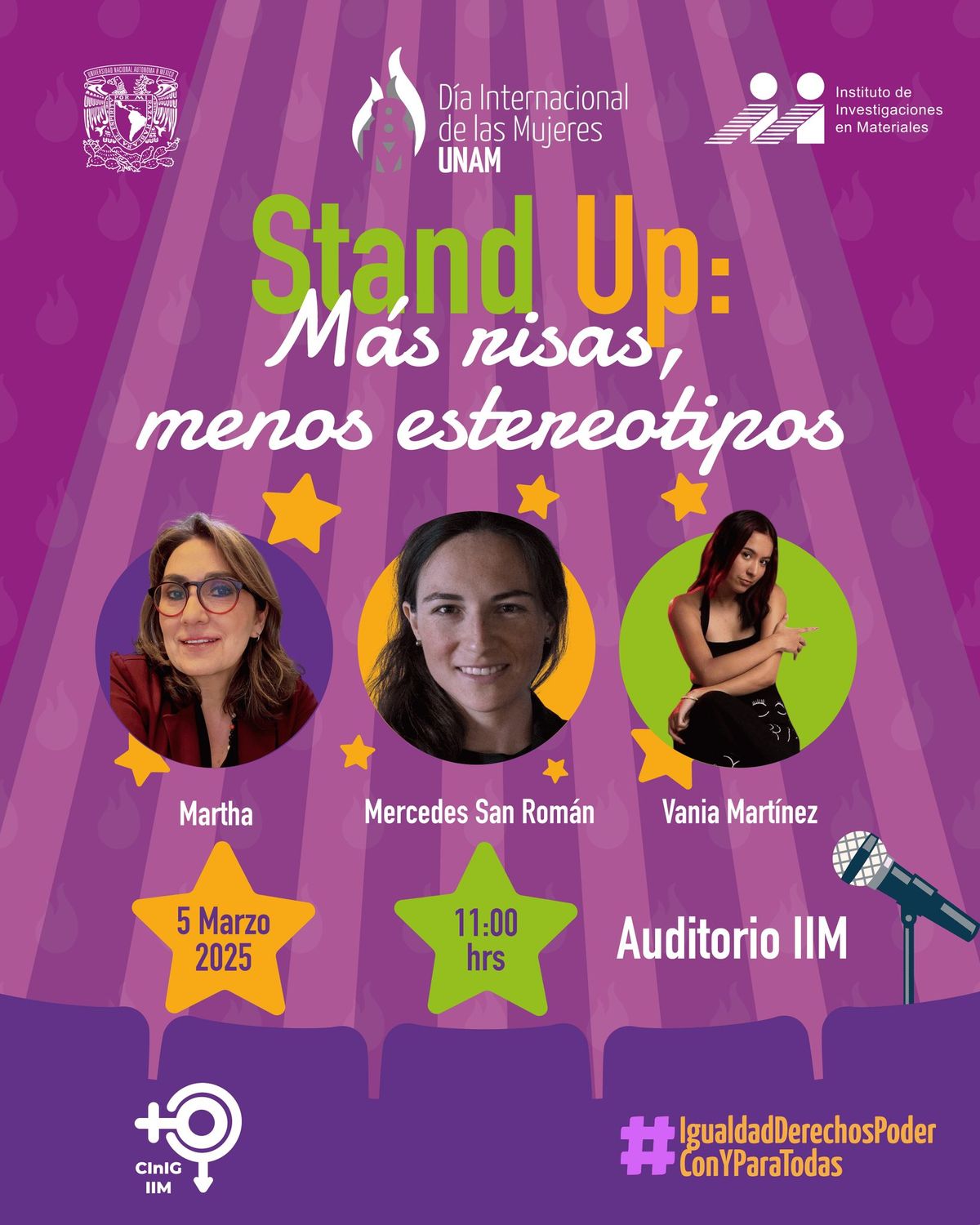 \ud83c\udfa4\ud83d\ude06 \u00a1Stand Up: M\u00e1s risas, menos estereotipos! \ud83d\udc9c\u2728