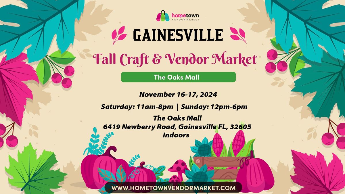 Gainesville Fall Craft & Vendor Market