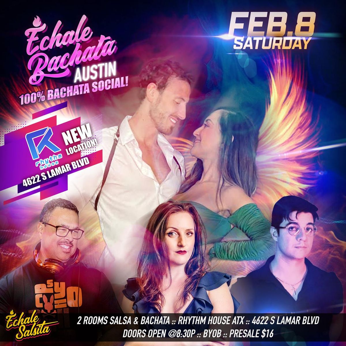 Echale Bachata Austin - ft. Calder & Lily!