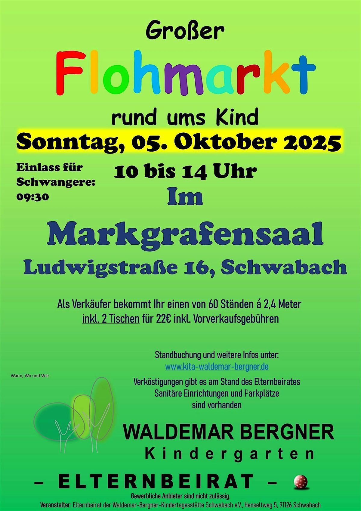 6. Kinder und Babyflohmarkt des Elternbeirats des Waldemar Bergner Kinderga