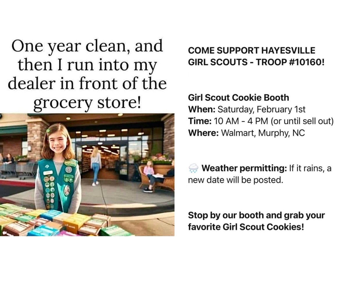 Girl Scout Cookie Booth