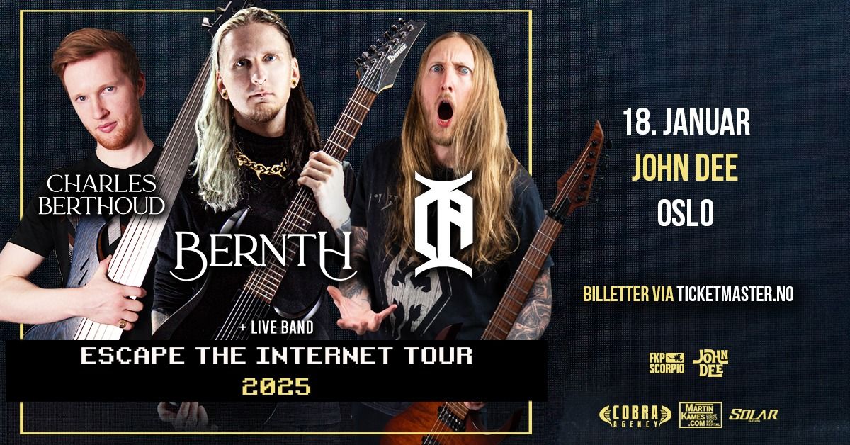 BERNTH + Charles Berthoud w\/ special guest Ola Englund \/\/ John Dee