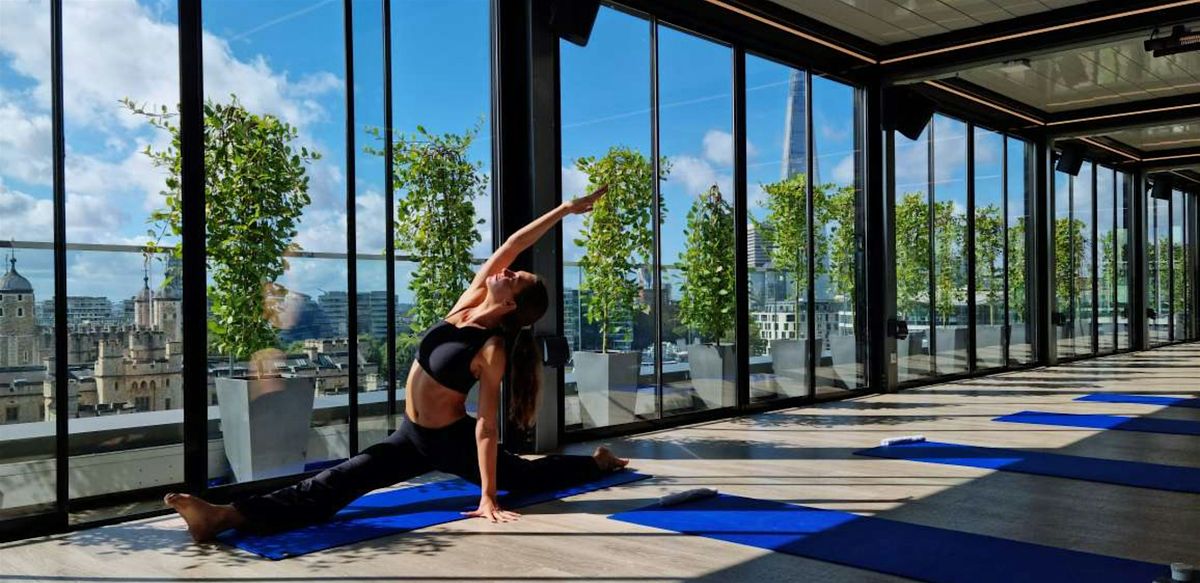 ROOFTOP YOGA CLASS AT THE SKYLINE LONDON