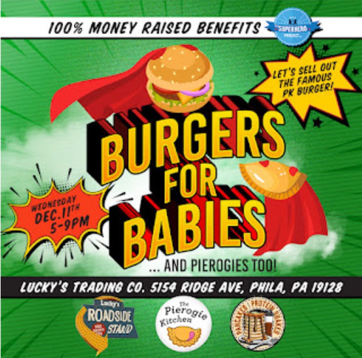 Burgers for Babies and Pierogies Too!