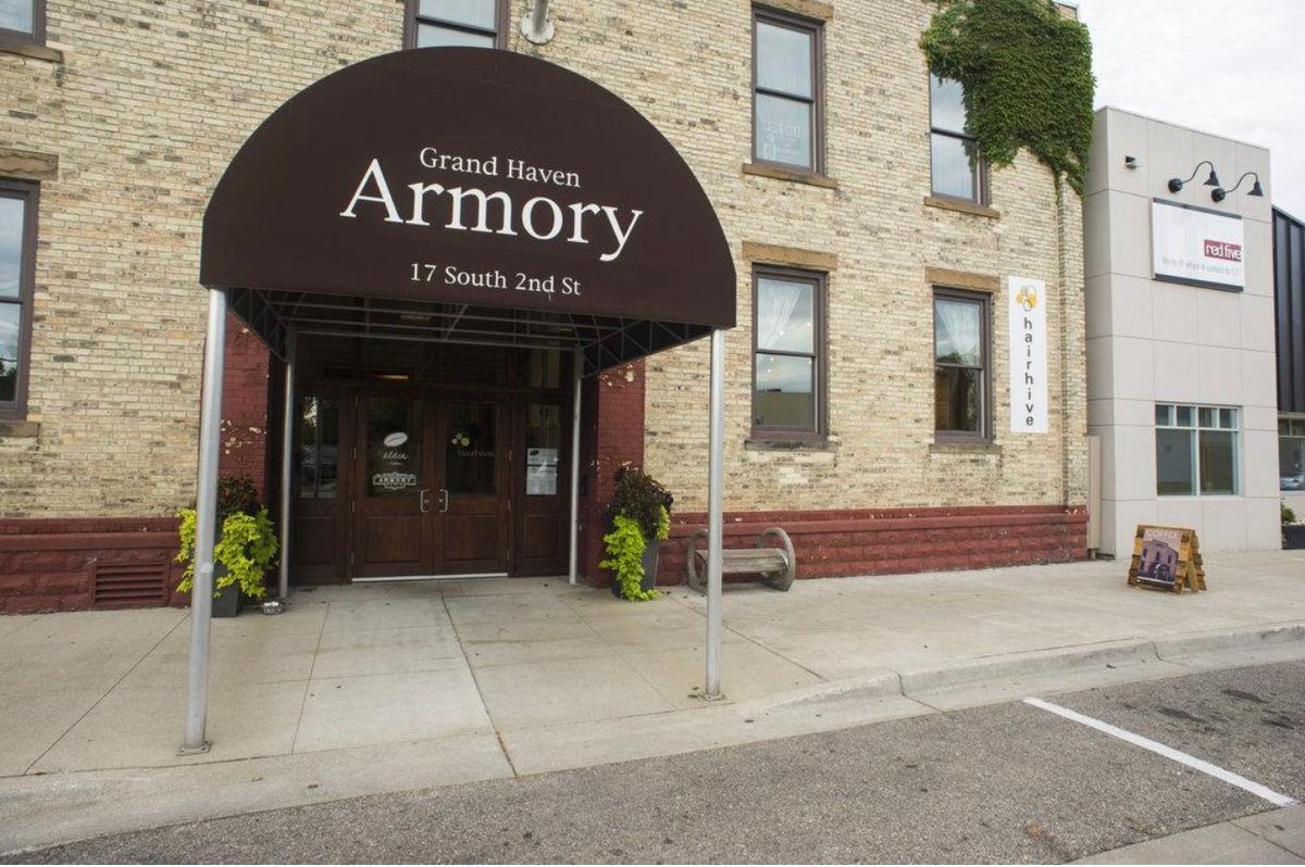 Networking at Grand Haven Armory