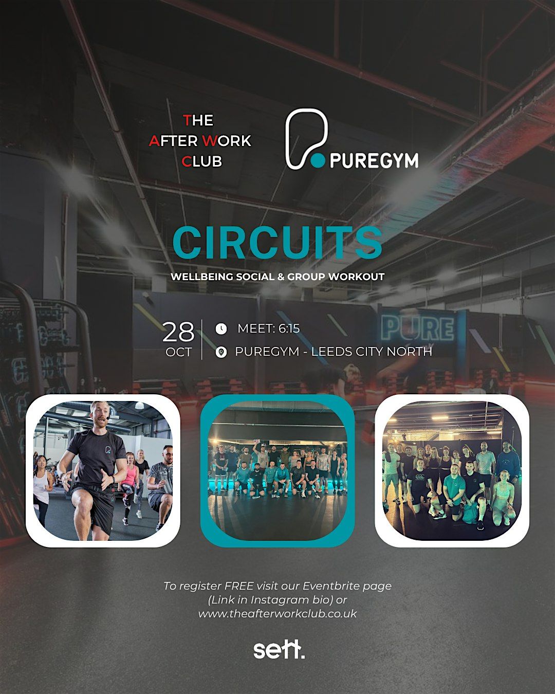 Wellbeing Social & Circuits - The After Work Club x PureGym (Leeds)