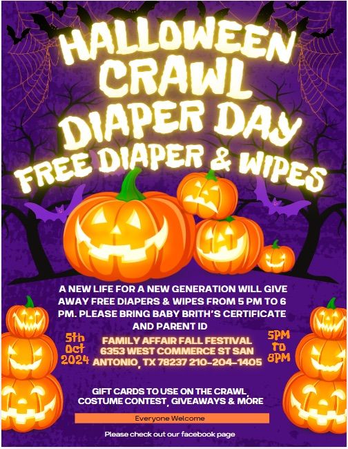 Halloween Crawl Diaper Day