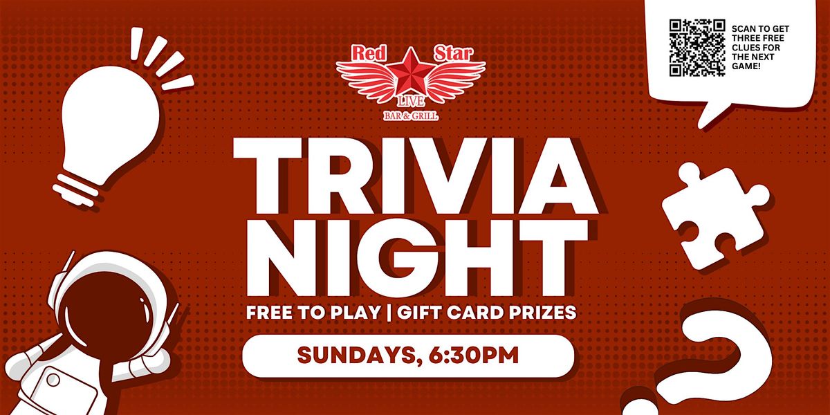 Trivia Night at Red Star Live