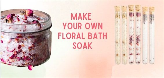 DIY Bath Soak with Dried Flowers