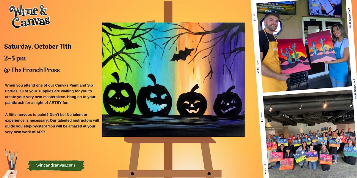 Cape Coral Halloween Paint Party - Four Pumpkins