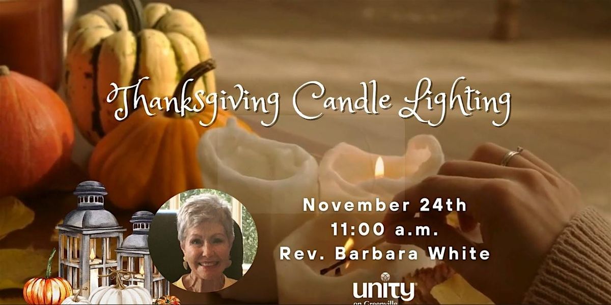 Thanksgiving Candle Lighting Service