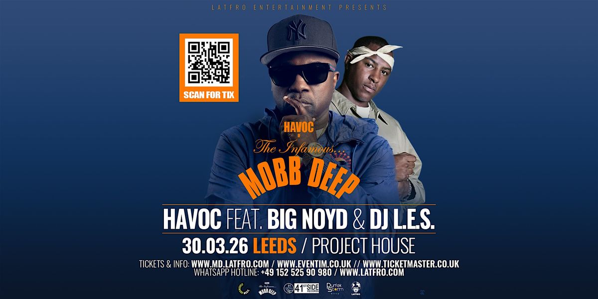 Mobb Deep Havoc feat. Big Noyd, DJ L.E.S. Live in Leeds