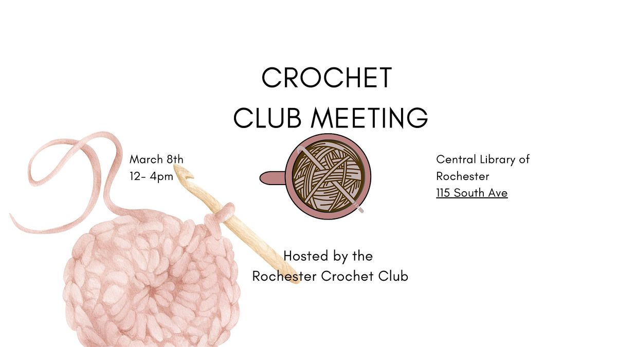 Crochet Club Meeting