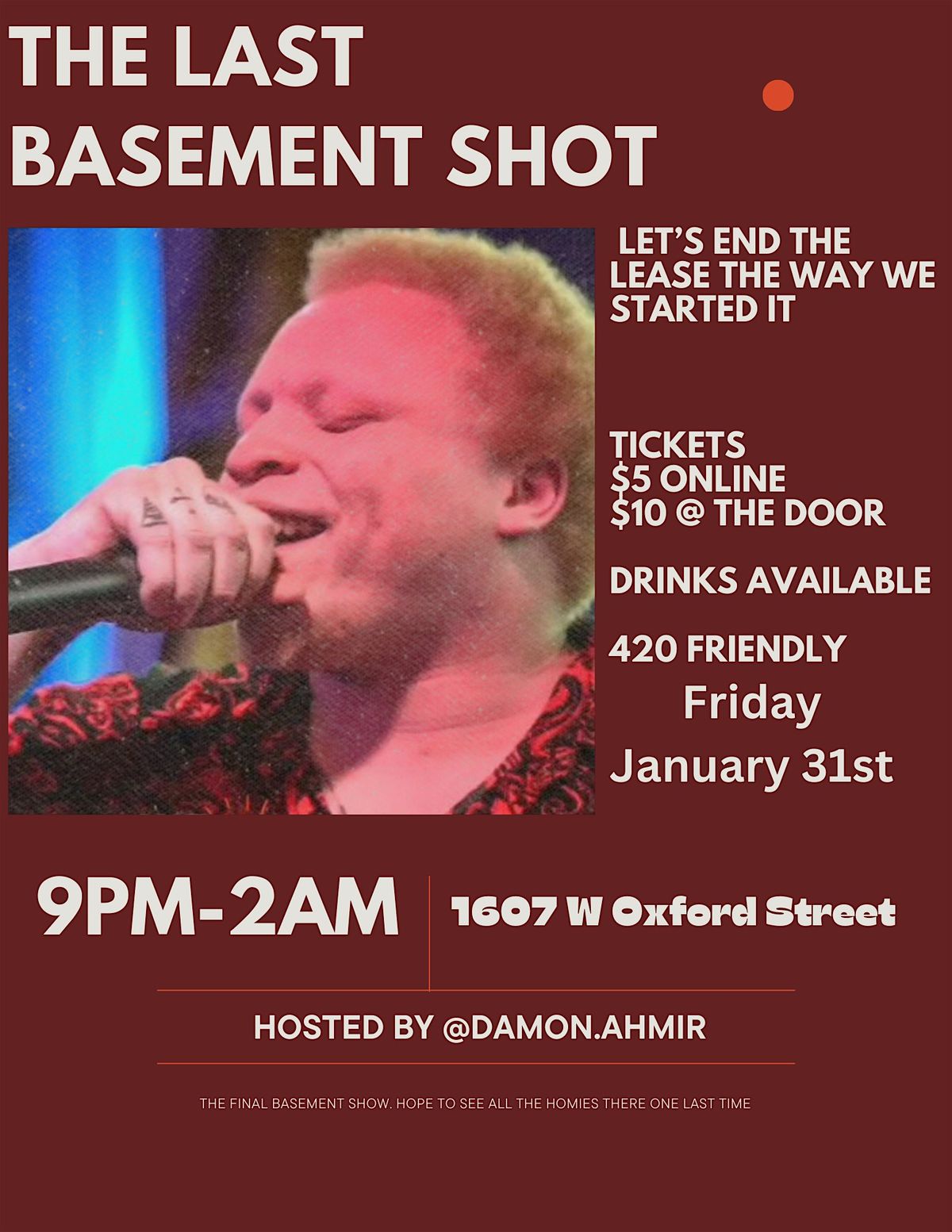 THE FINAL BASEMENT SHOW