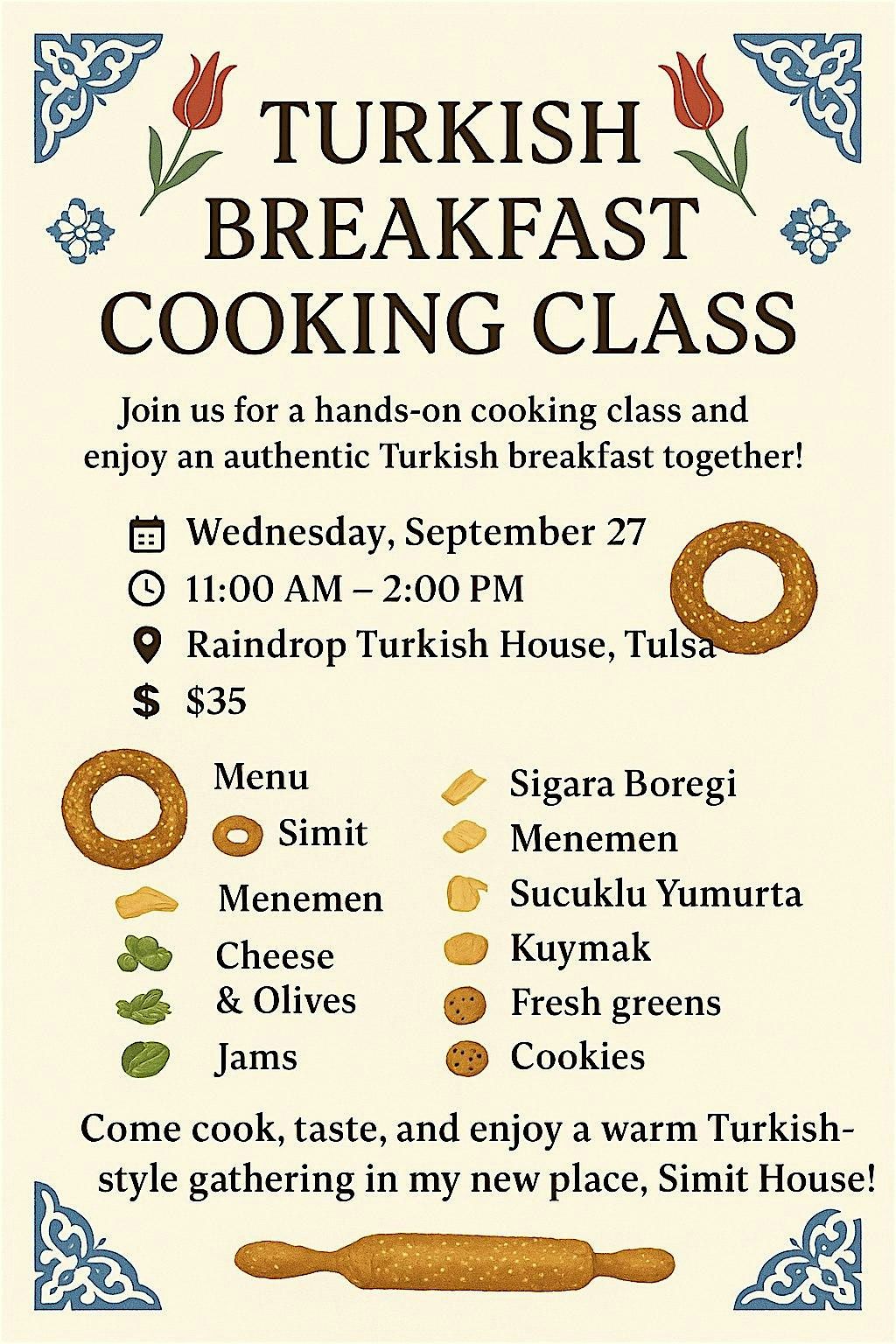 Turkish Breakfast Cooking Class