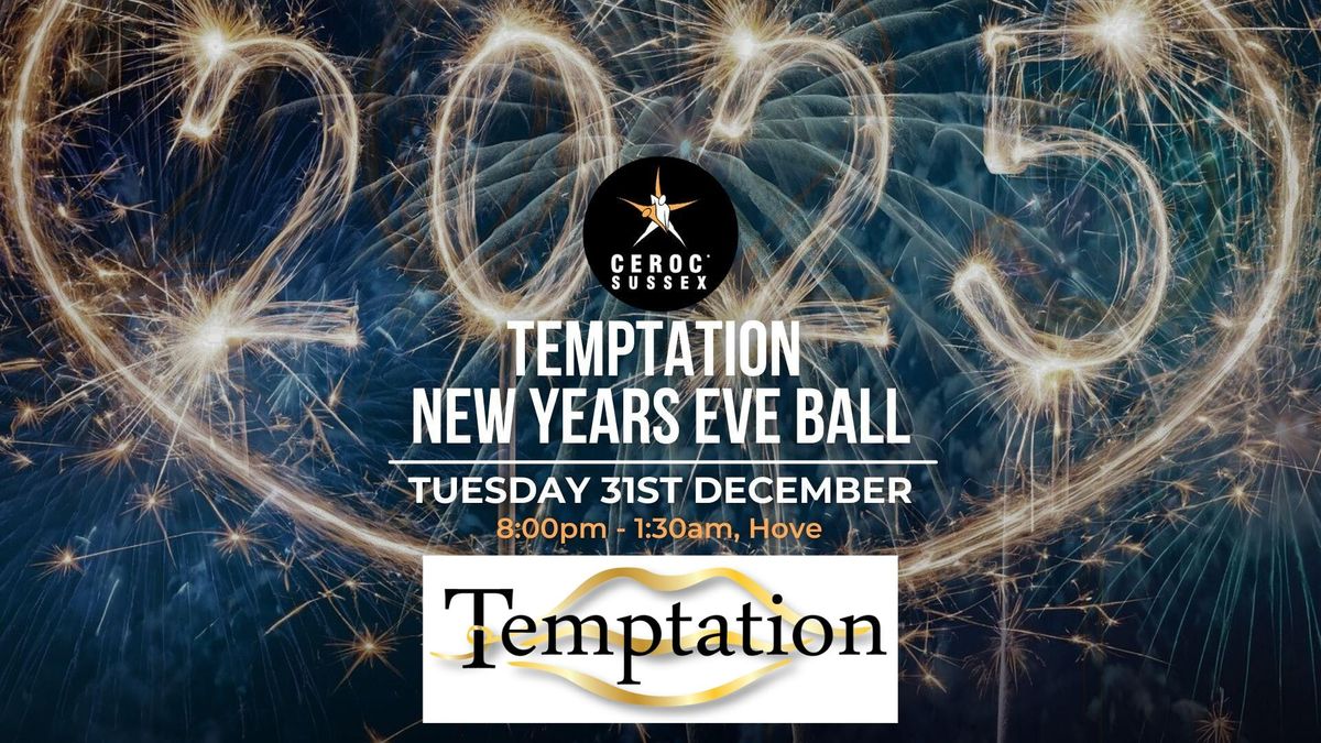 Ceroc Sussex Temptation Black & Gold NYE Ball