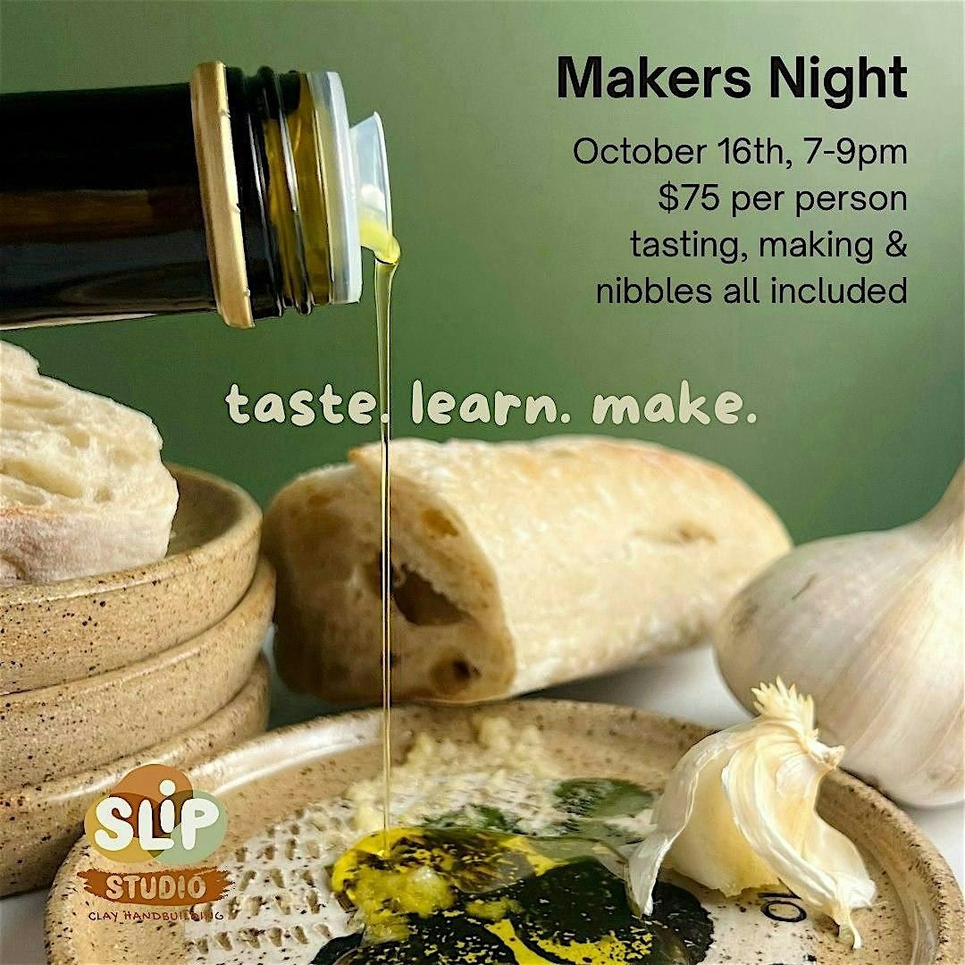 EVOO Tasting with Agape Premium & Slip Studio