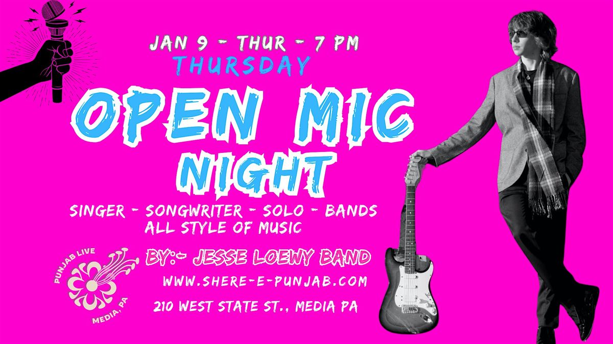 Open Mic \/ Jam Session w\/ Jesse Loewy Band