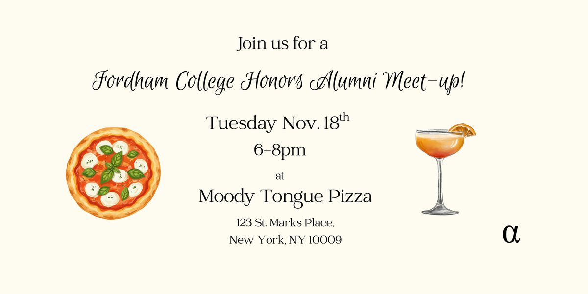 Fordham College Honors Program Alumni Meet Up