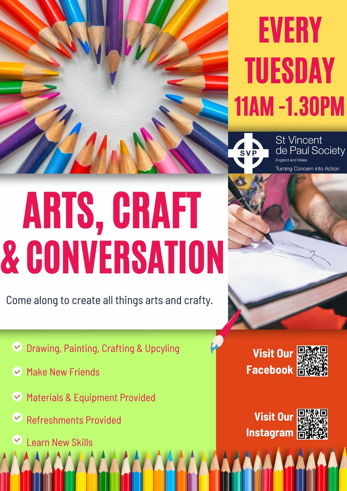 Arts, Crafts & Conversation 