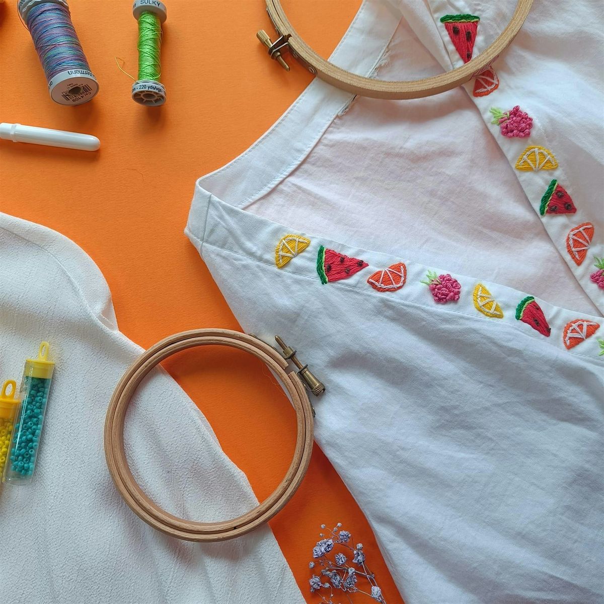 Up-Cycle your clothes with embroidery! Crawford & Crafting X Chroma Club