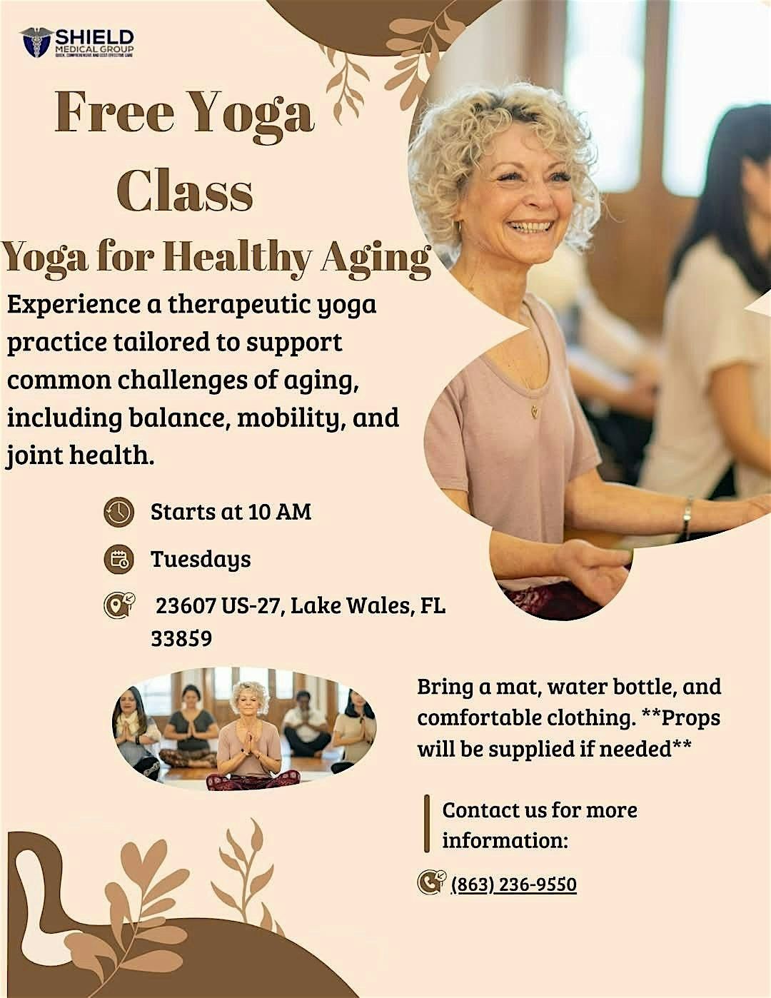 Free - Yoga for Healthy Aging Class