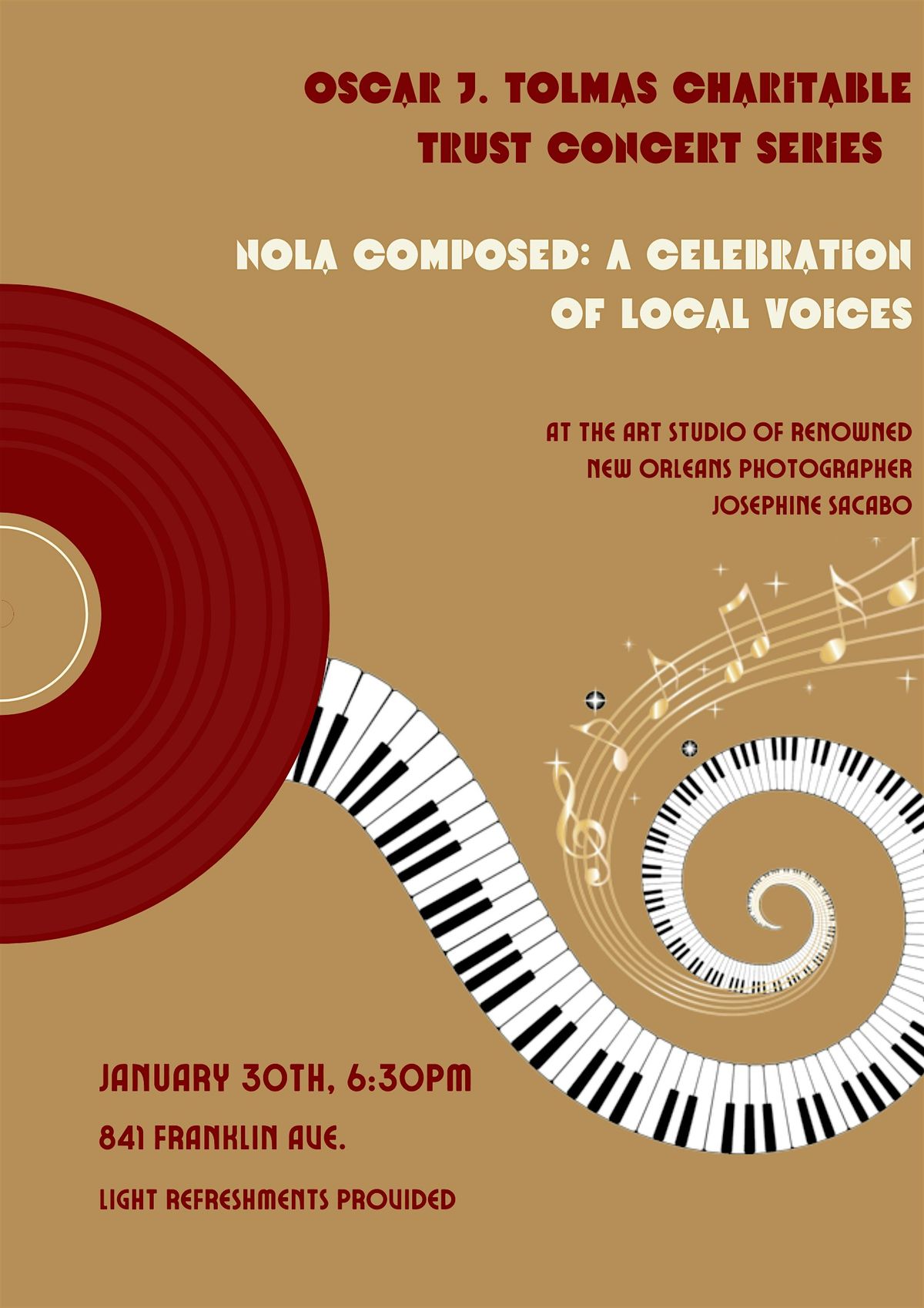 The Oscar J. Tolmas Charitable Trust Concert Series