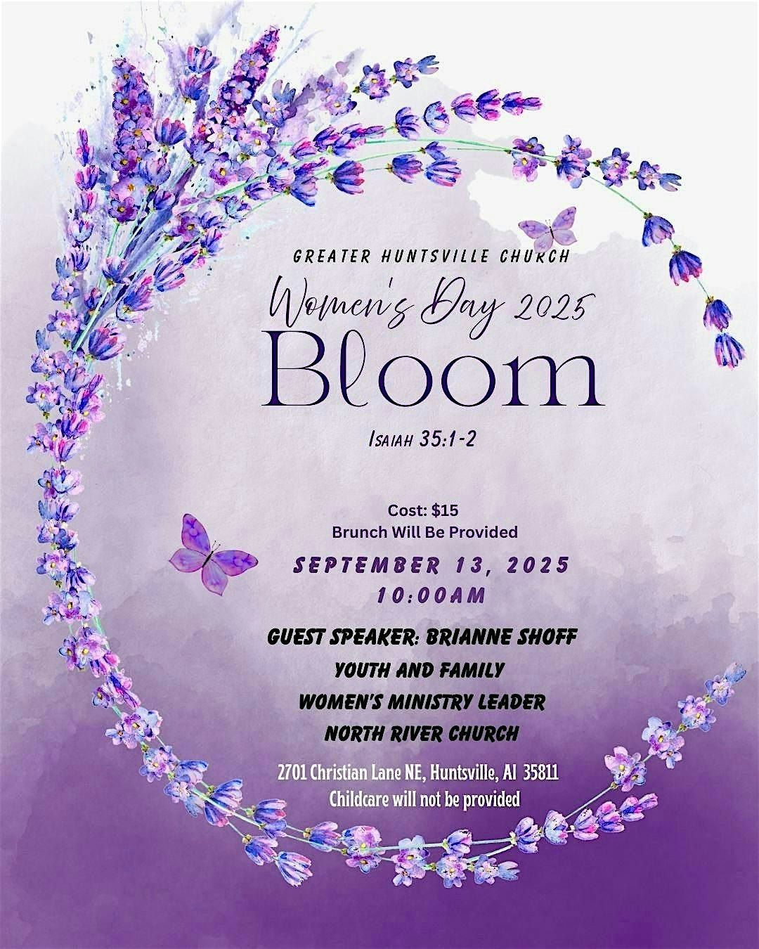 Greater Huntsville Church Women's Day 2025