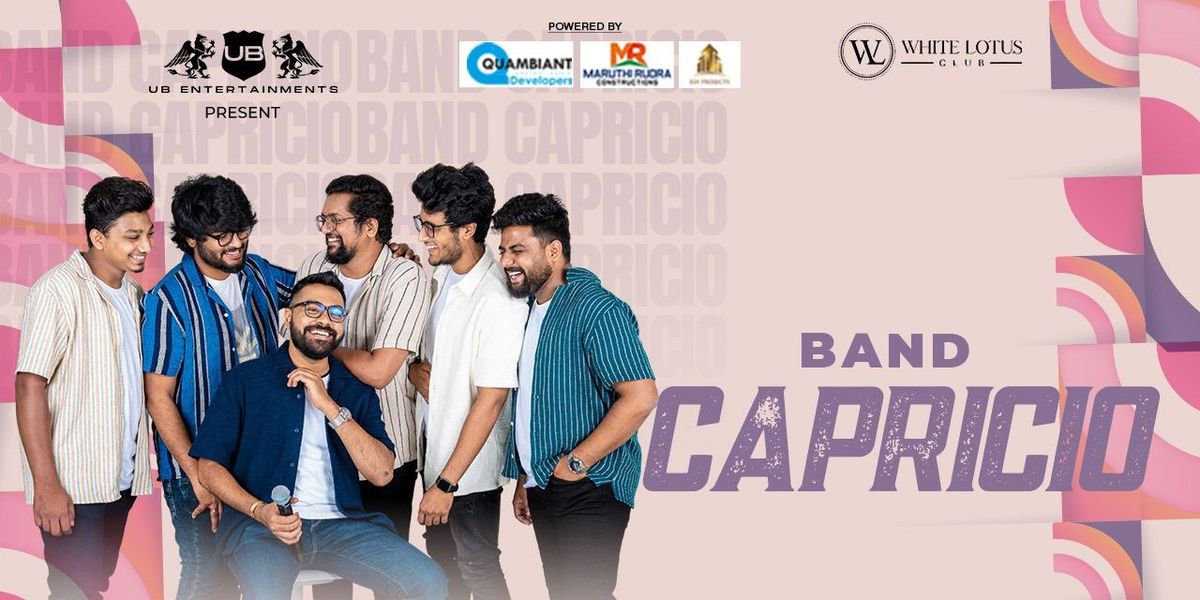 Band Capricio Biggest Live Concert Bengaluru