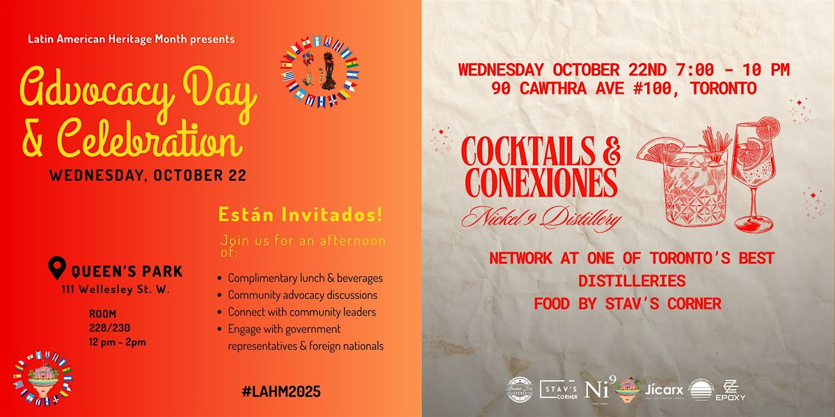Latin American Heritage Month Celebration & Cocktails & Conexiones