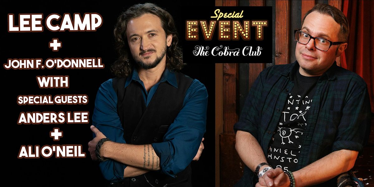 LEE CAMP + JOHN F. O'DONNELL LIVE IN BROOKLYN!!!
