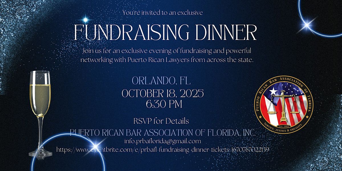 PRBAFL Fundraising Dinner