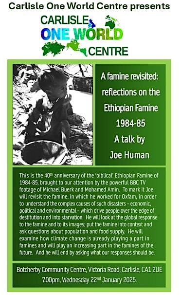 A Famine Revisited: Reflections on the Ethiopian Famine