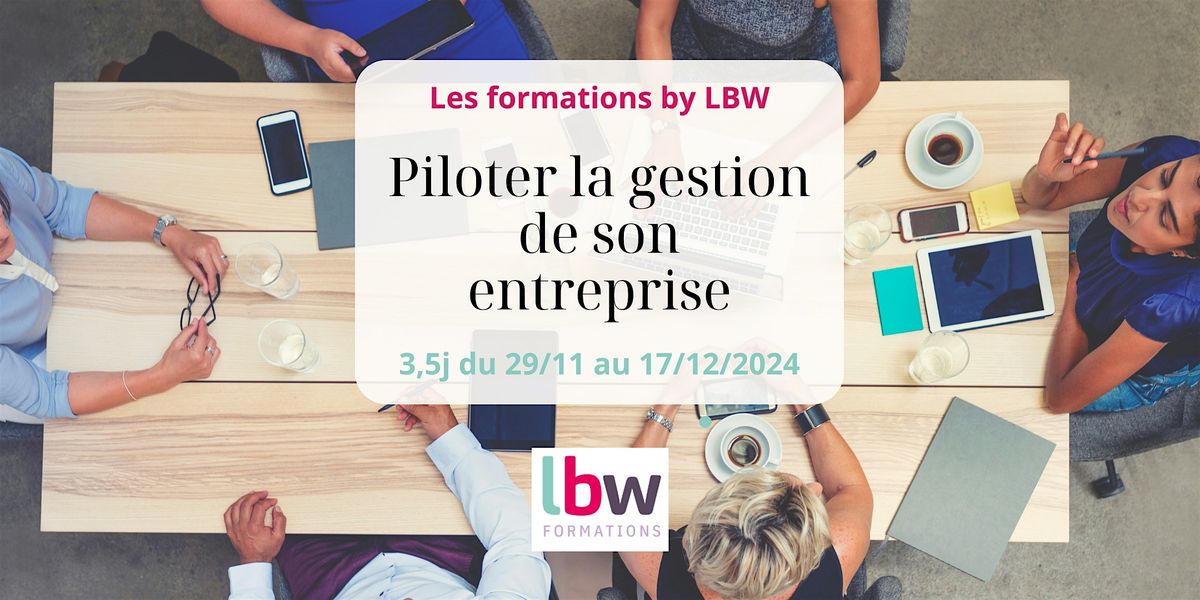 Formation : Piloter la gestion de son entreprise