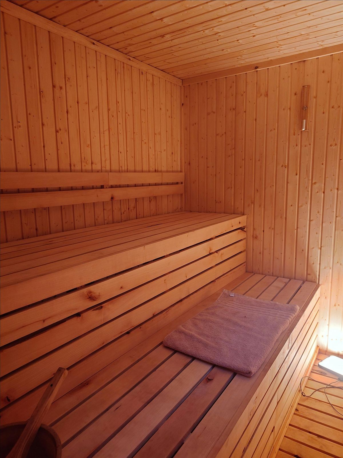 Wood Fired Sauna @ Sale Water Park.