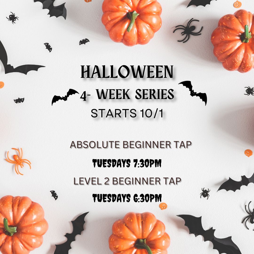 Halloween-themed Absolute Beginner Tap series for adults