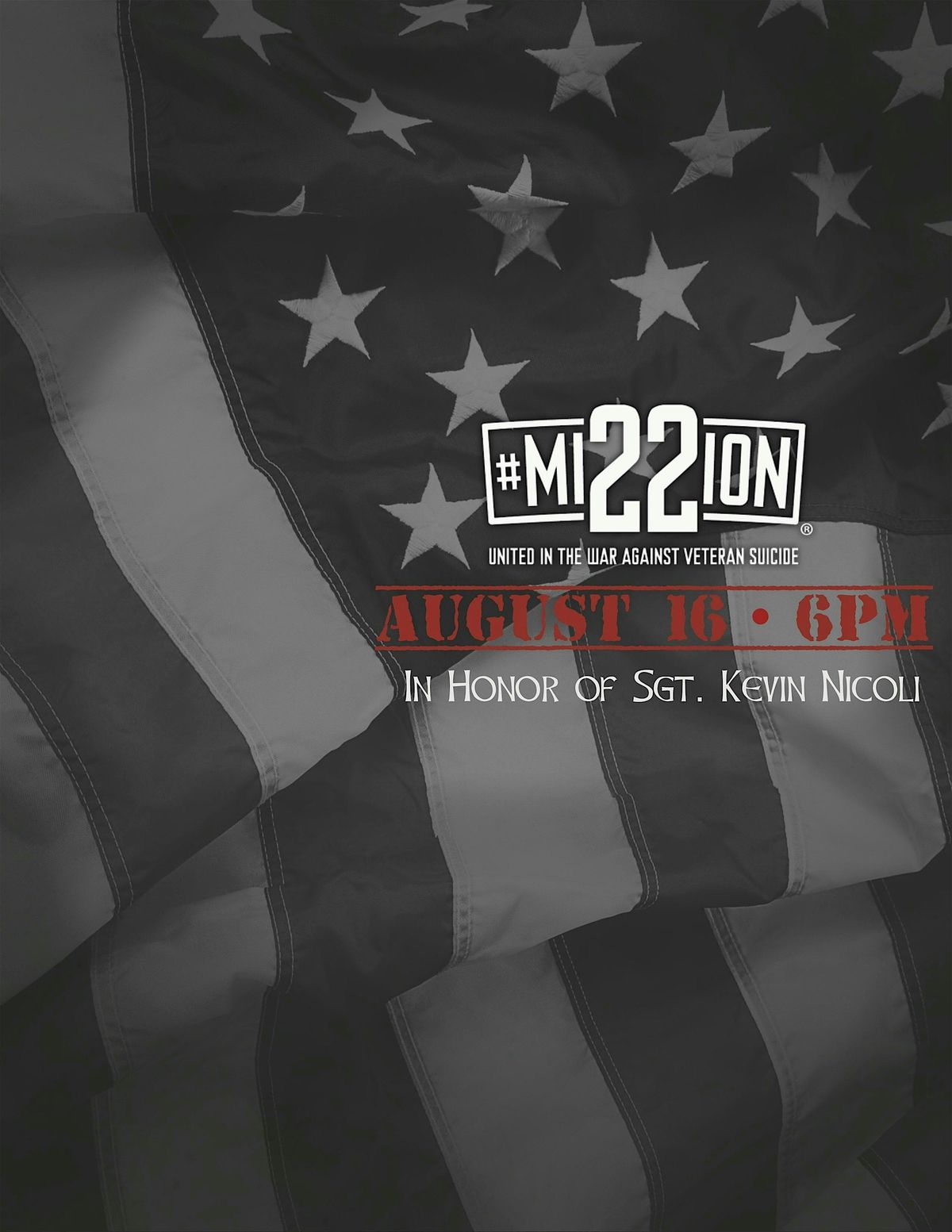 Sgt. Nicoli's Last Call - Memorial Pub Crawl Supporting Mission 22