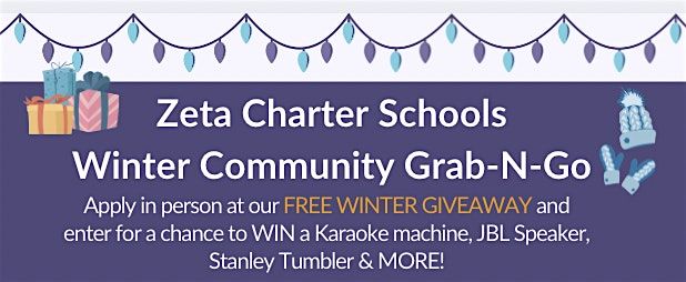 Winter Community  Grab-n-Go with Zeta Charter Schools