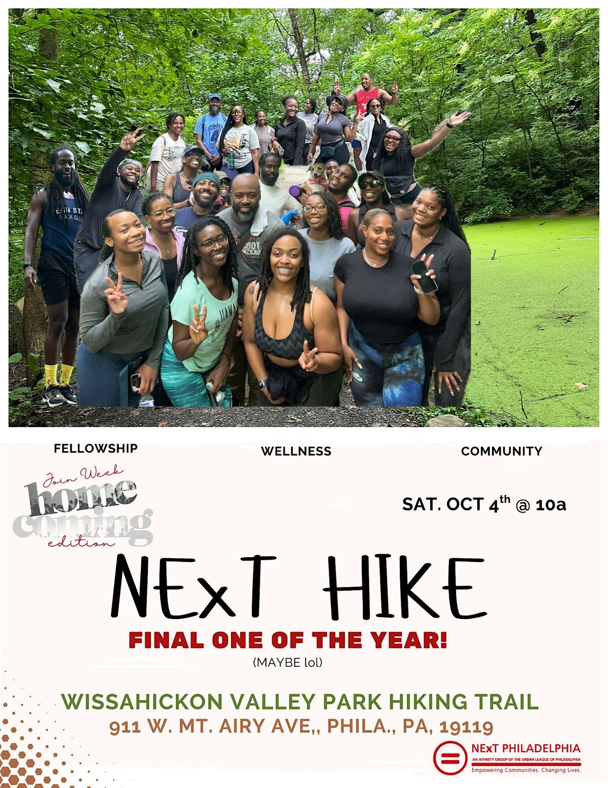 NExT Hike @ Wissahickon Valley Park Hiking Trail