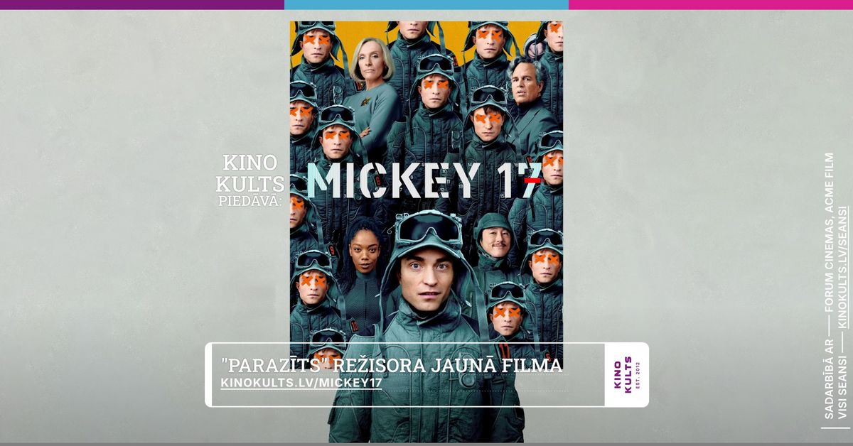 Kino Kulta pirmizr\u0101de: "Mickey 17" | PEPSI auditorij\u0101