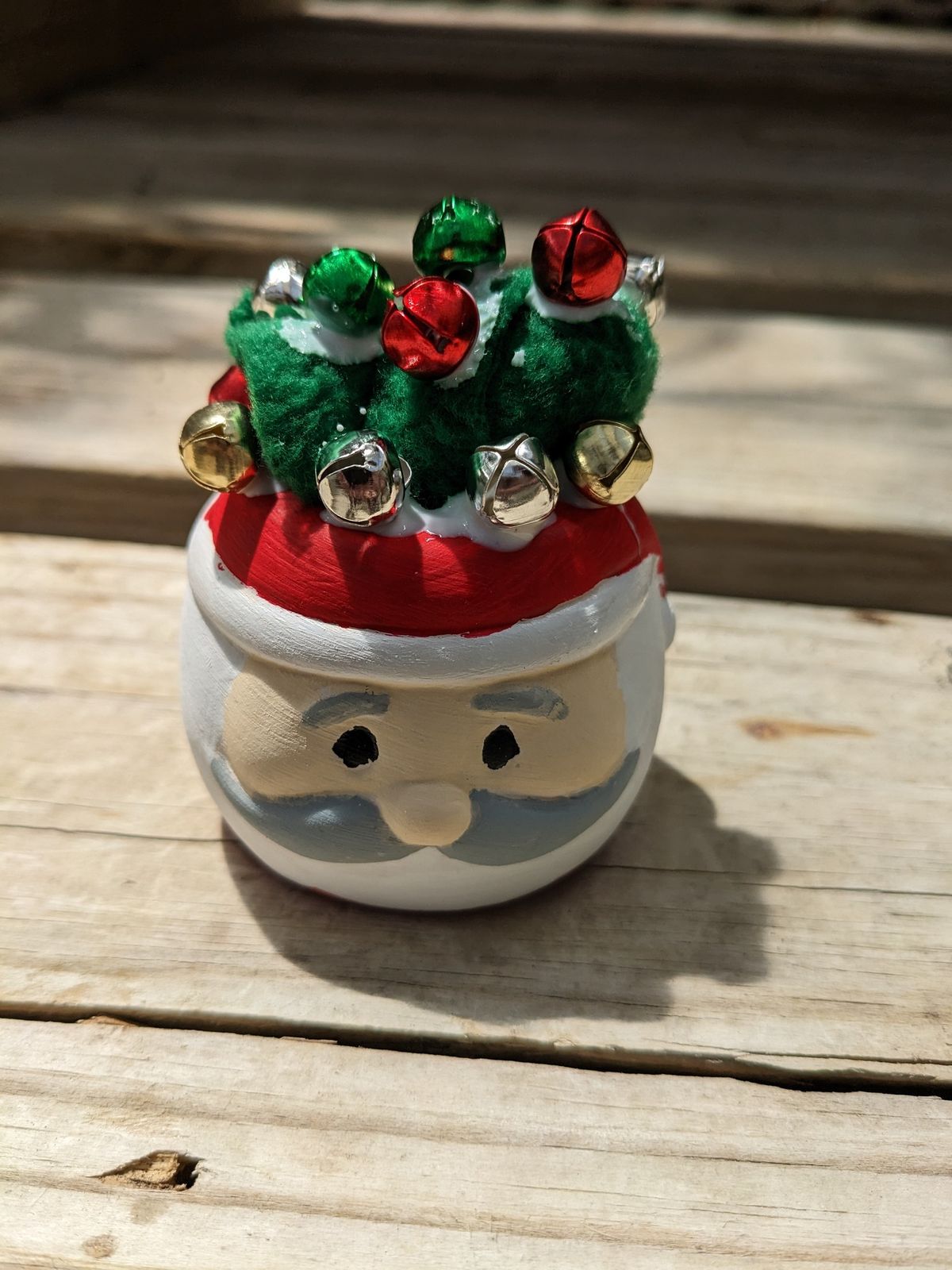 Little Sprouts: Mini Ceramic Santa Planter 