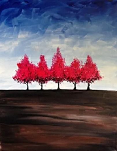 Paint Nite: Trees In The Distance